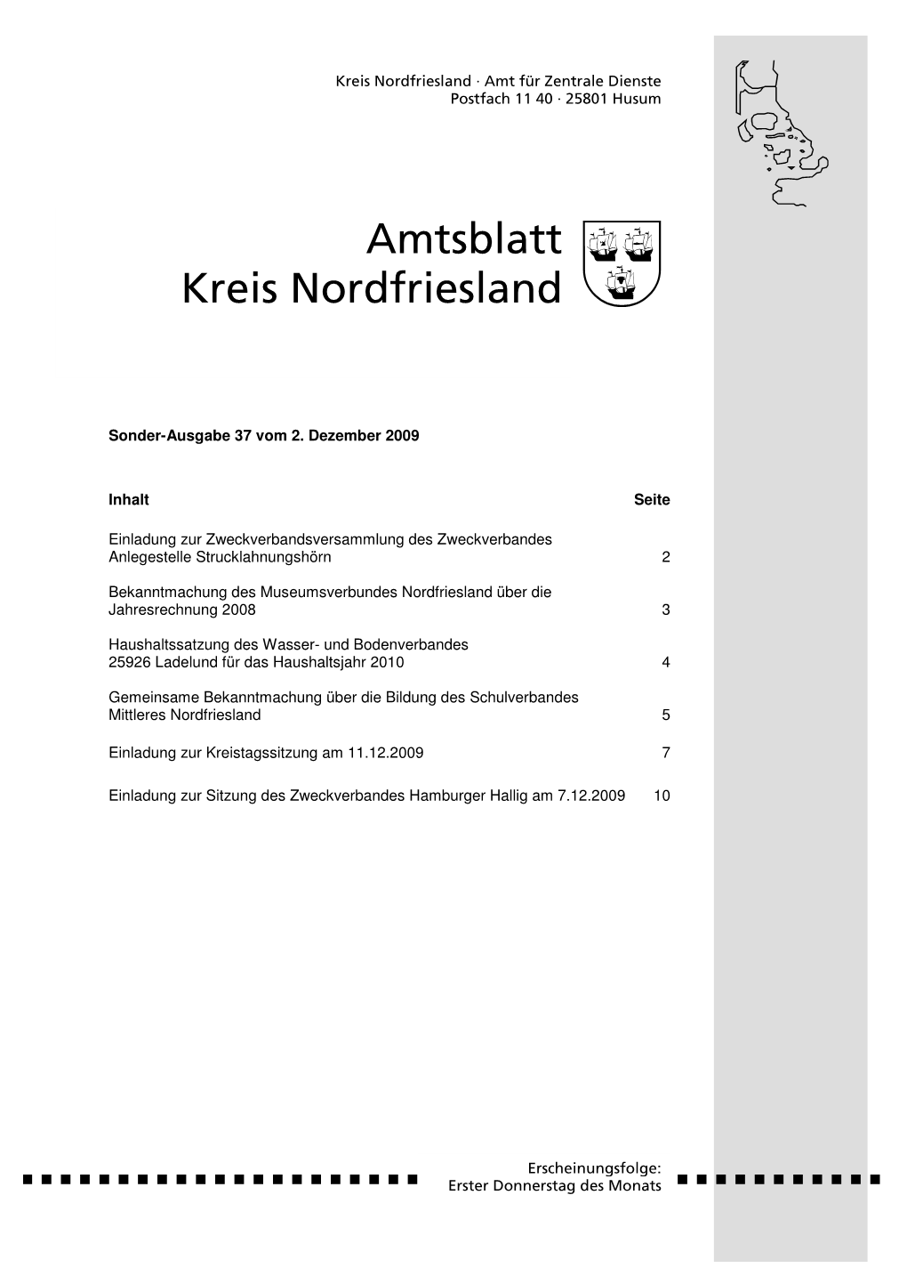 Amtsblatt Kreis Nordfriesland