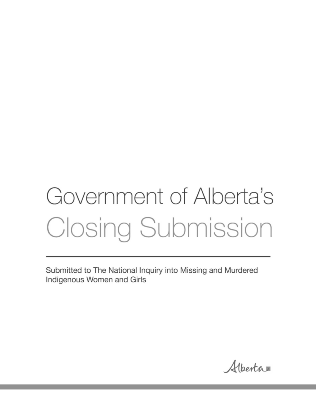 Govt Alberta Final Written Submission