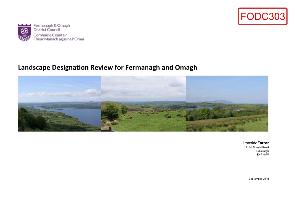 Landscape Designation Review for Fermanagh and Omagh
