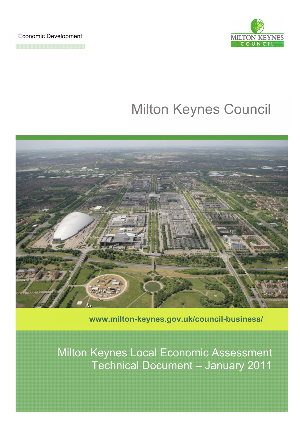 Local Economic Assessment Technical Document Final 2011
