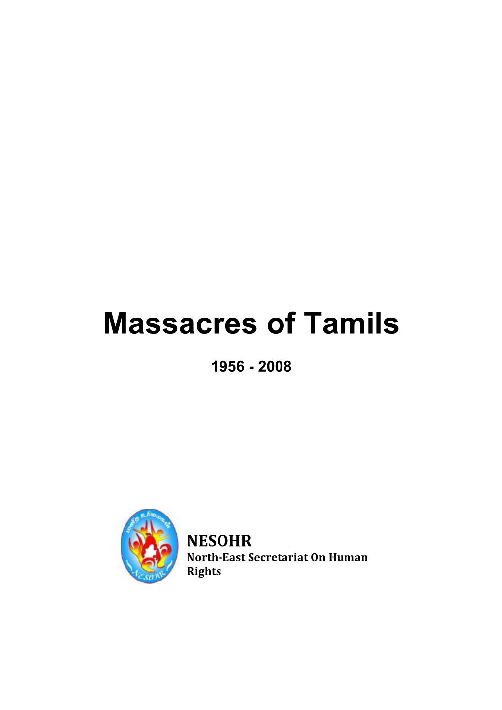 English-Massacres of Tamils-1956-2008