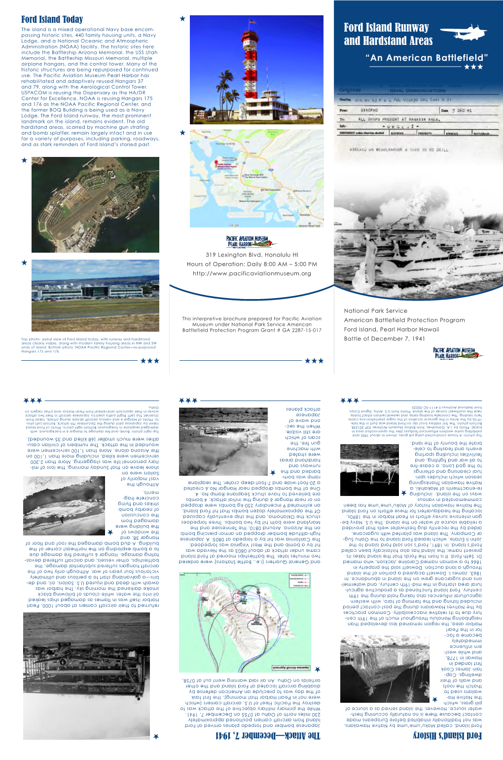 Ford Island Runway and Hardstand Areas