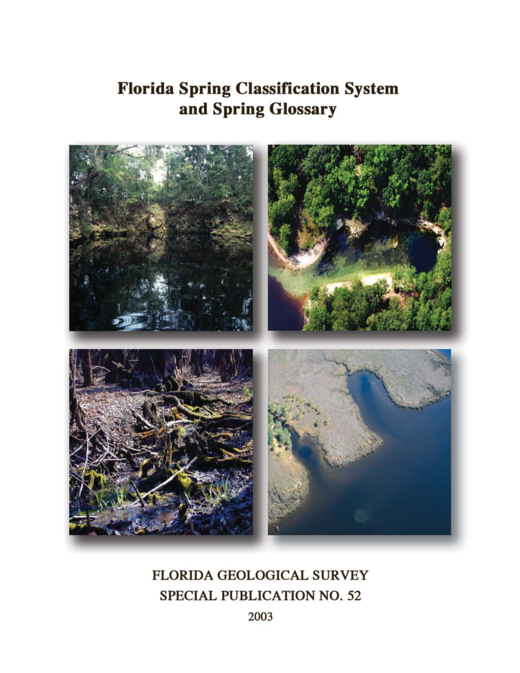 Florida Geological Survey Special Publication No. 52