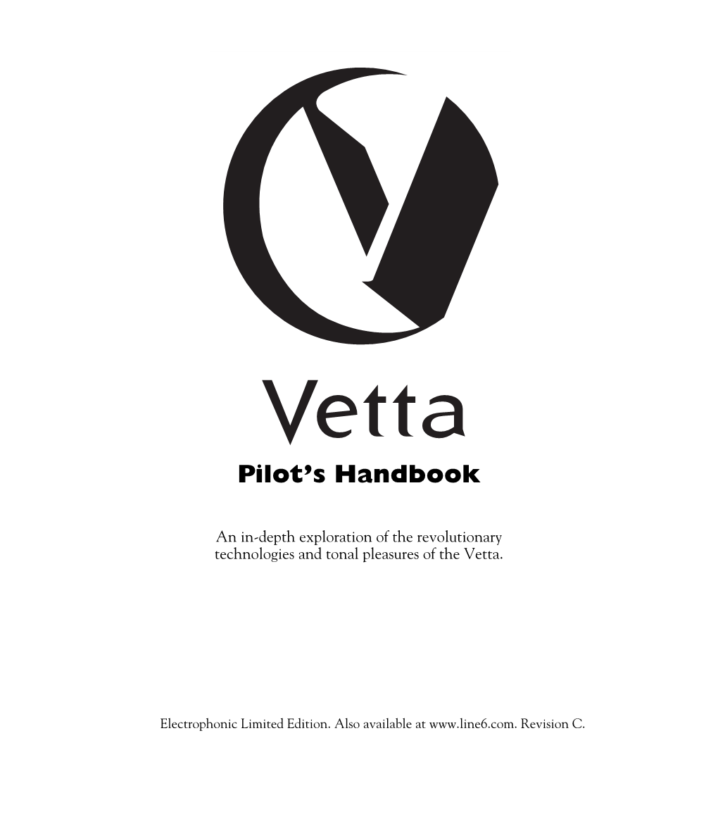 Vetta Users Manual