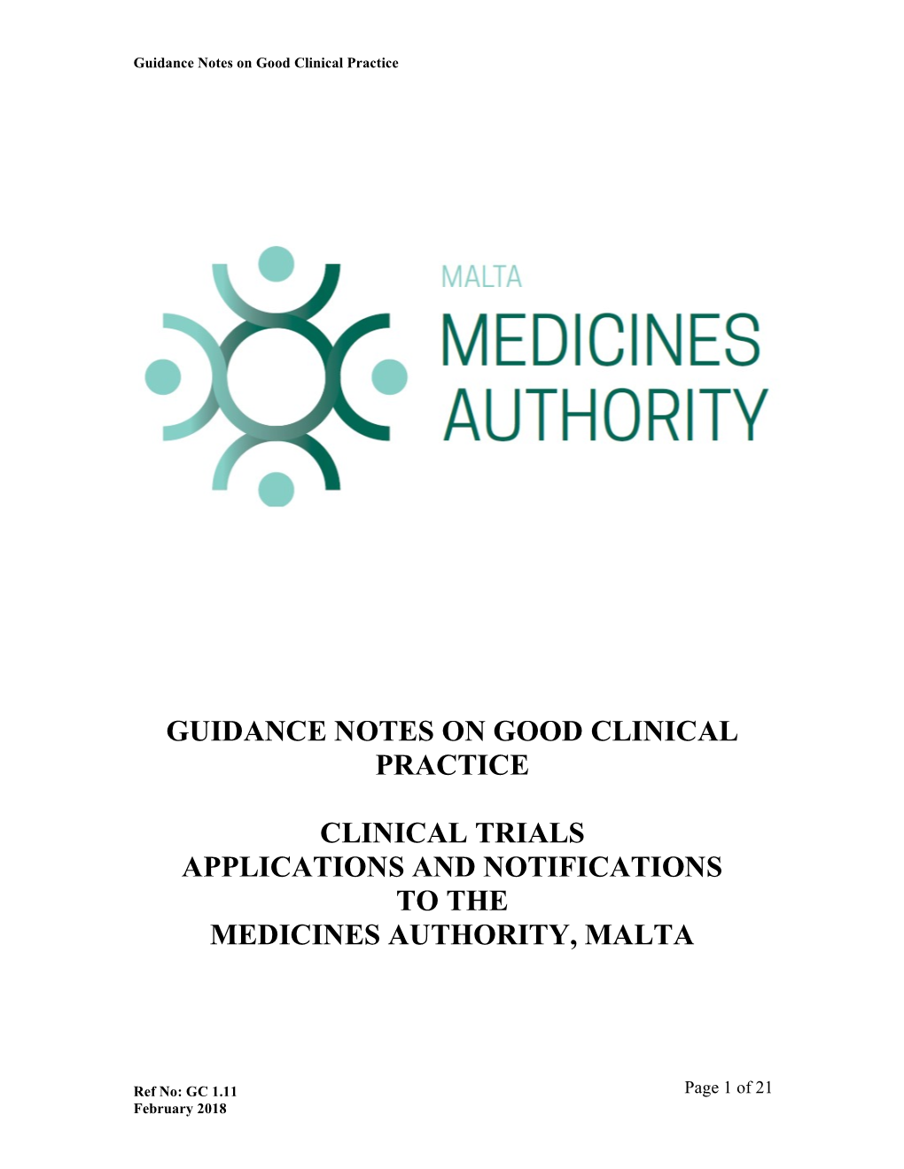 Guidance Notes on Good Clinical Practice Clinical