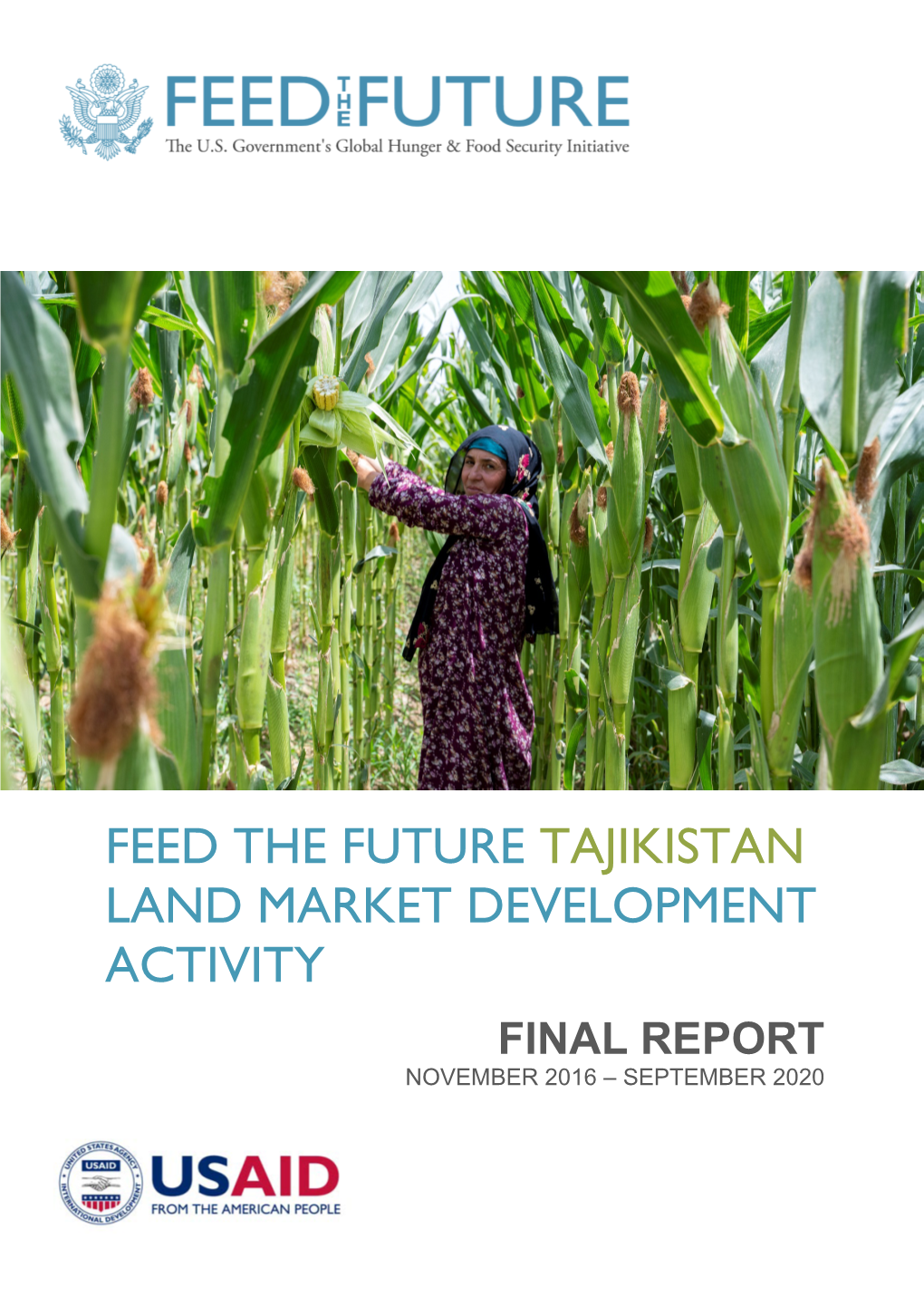 Final Report: Feed the Future Tajikistan Land Market