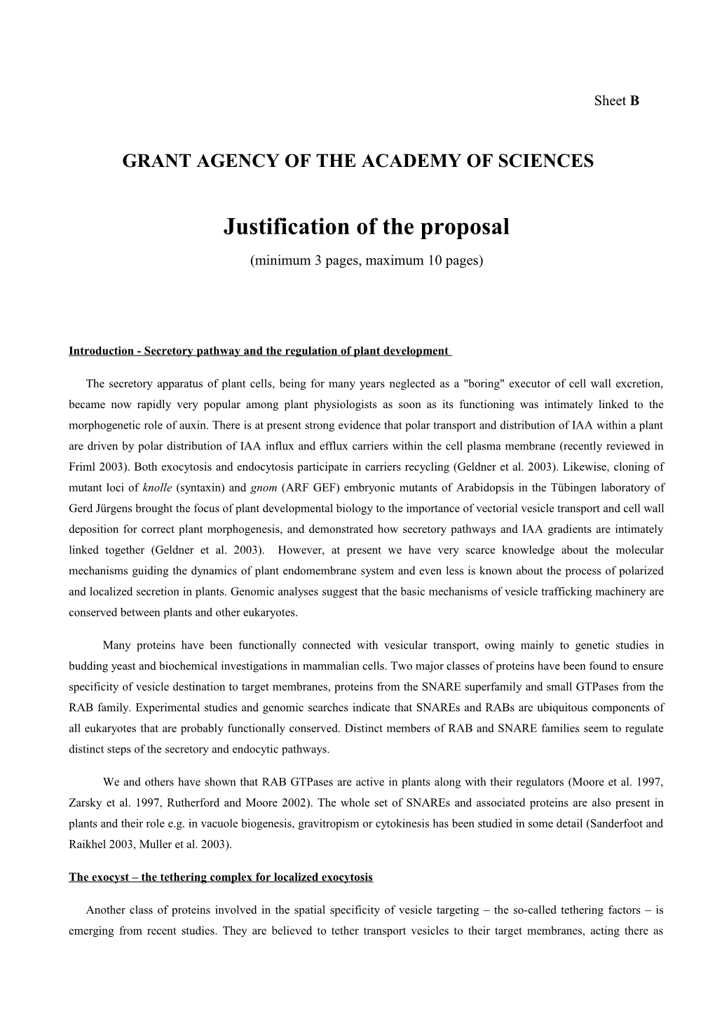 Grant Agency of the Academy of Sciences