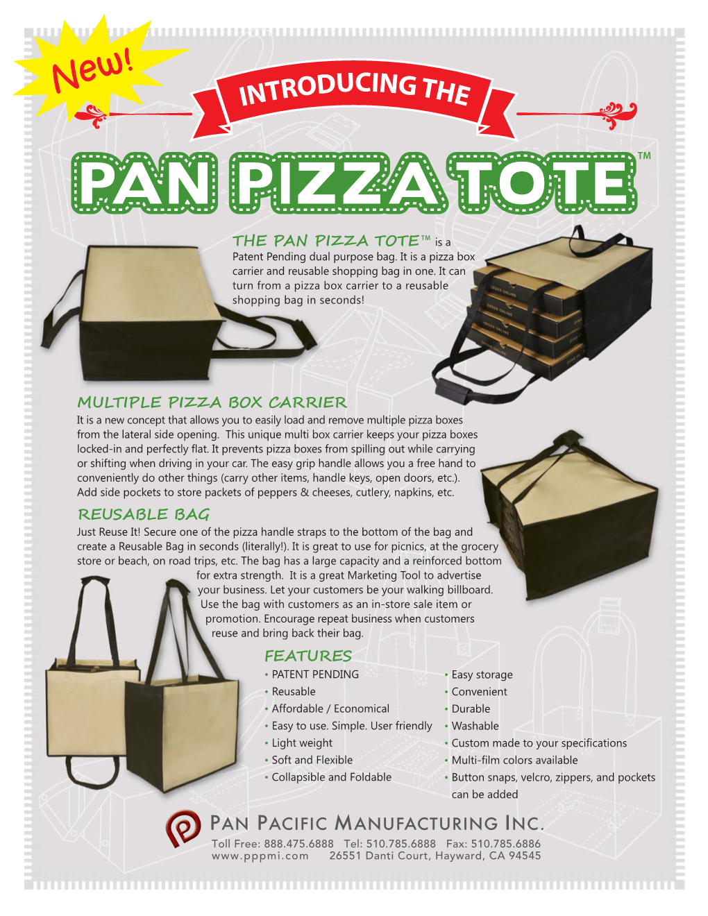 Pan Pizza Tote Flyer.Ai