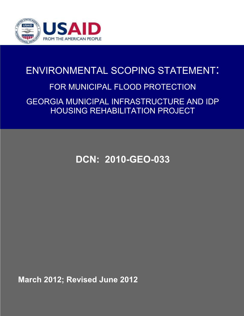 2010-Geo-033 Environmental Scoping Statement