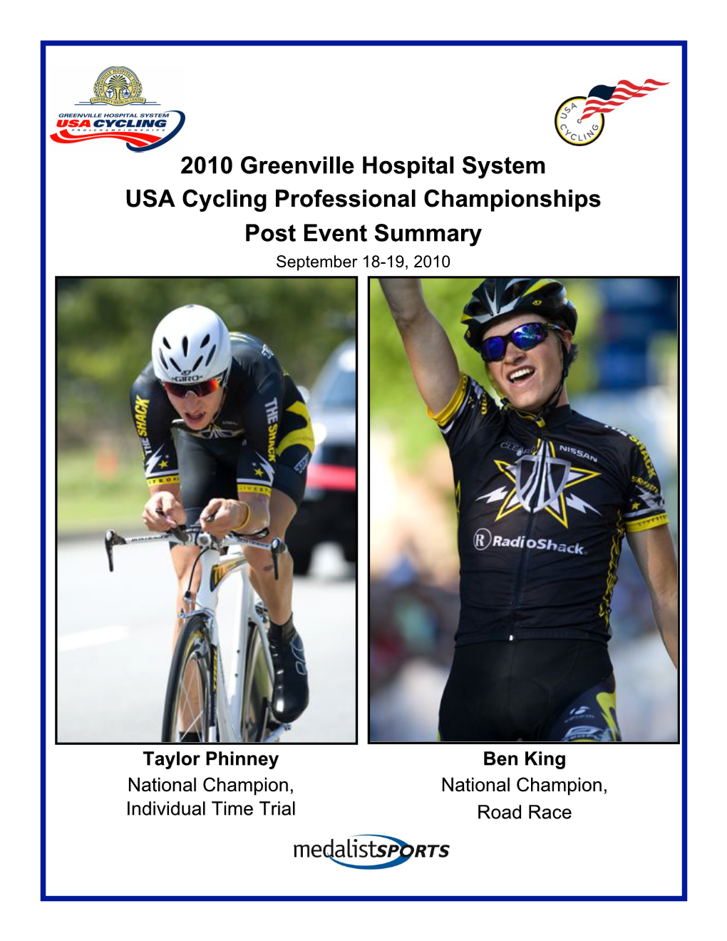 2010 Greenville Hospital System USA Cycling Pro Championships