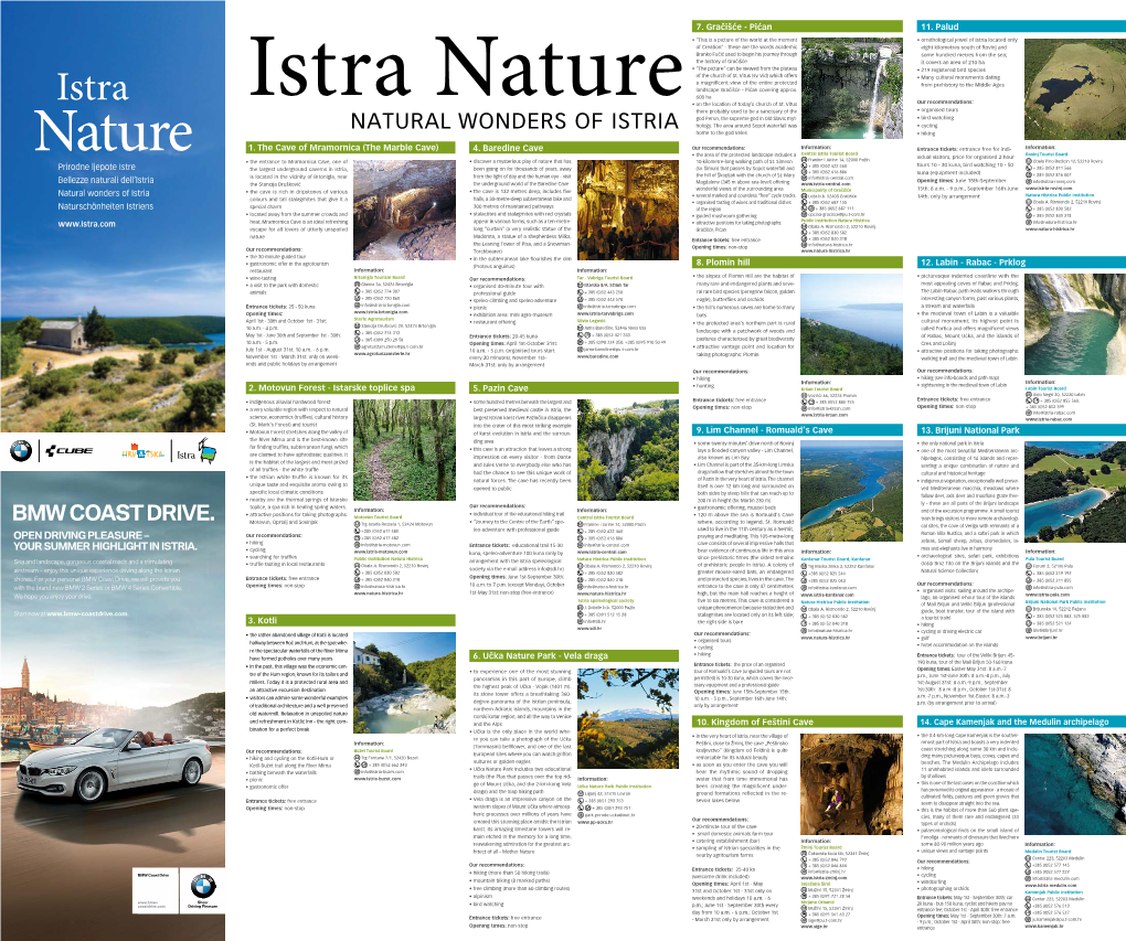 NATURAL WONDERS of ISTRIA Hology