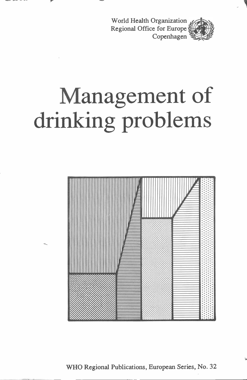 Management of Drinking Problems