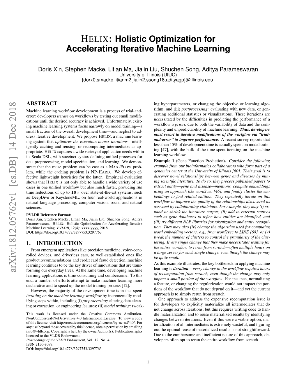 Arxiv:1812.05762V1 [Cs.DB] 14 Dec 2018 Forming Our Everyday Lives