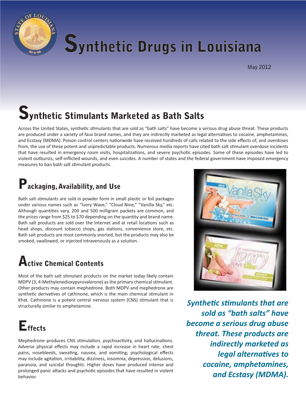 Synthetic Drug Brief.Indd