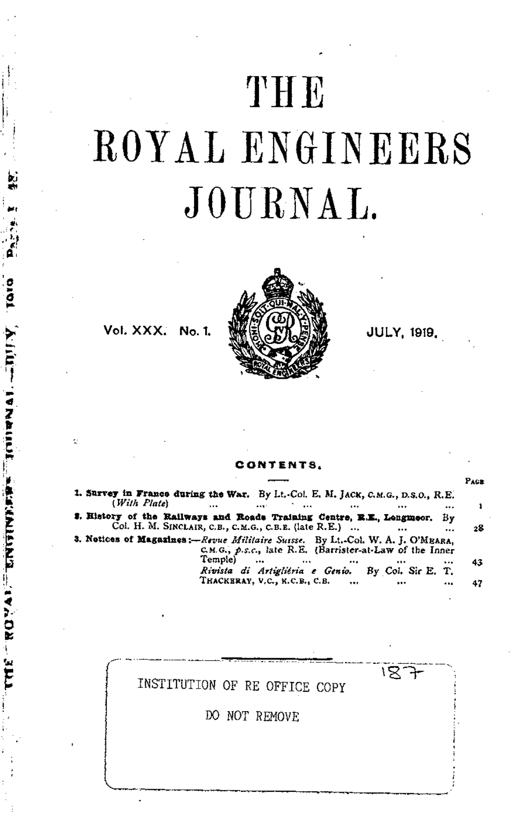The Royal Engineers Journal