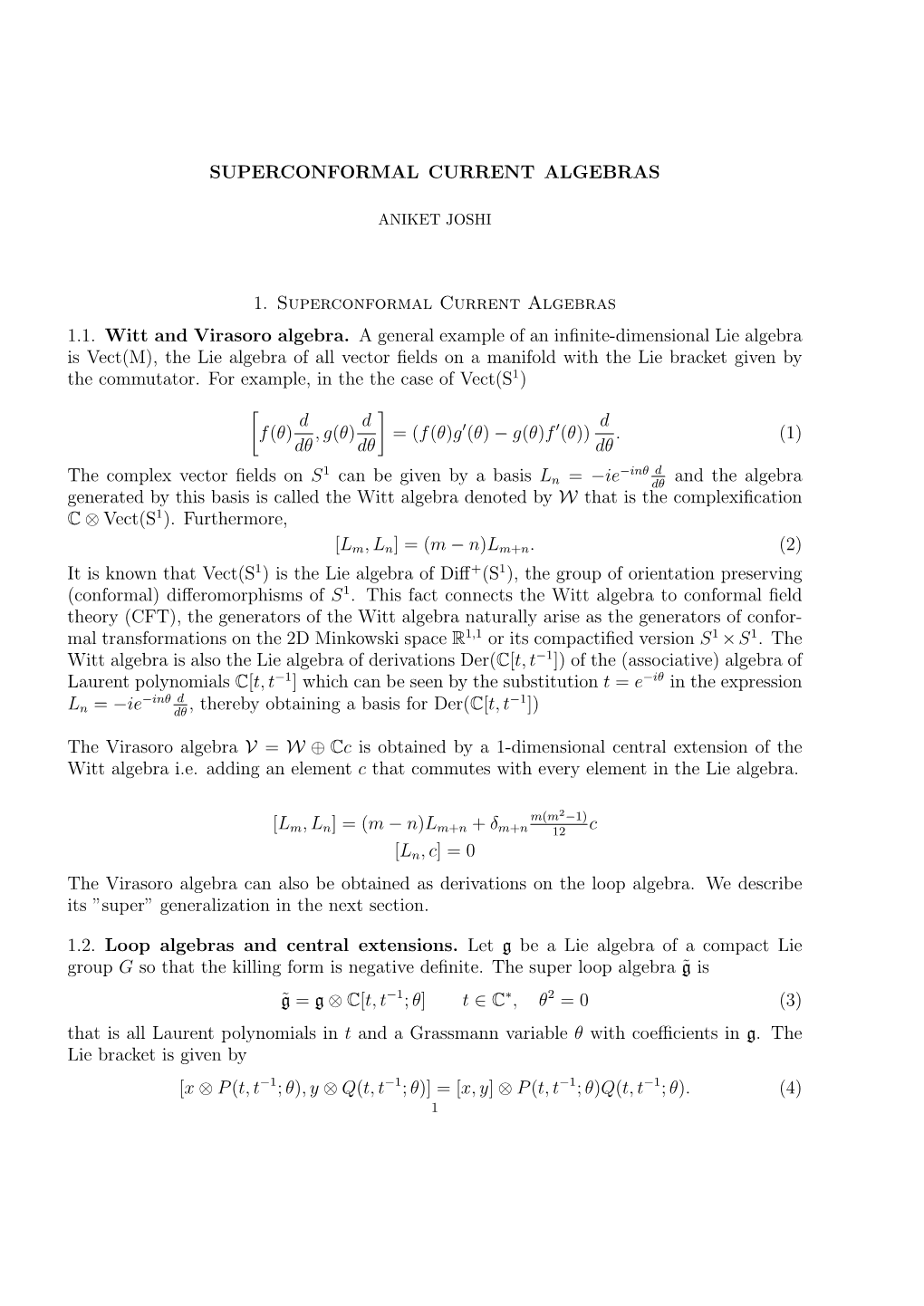 Superconformal Algebras, and Hence Used to Classify Arbitrary UHWIR