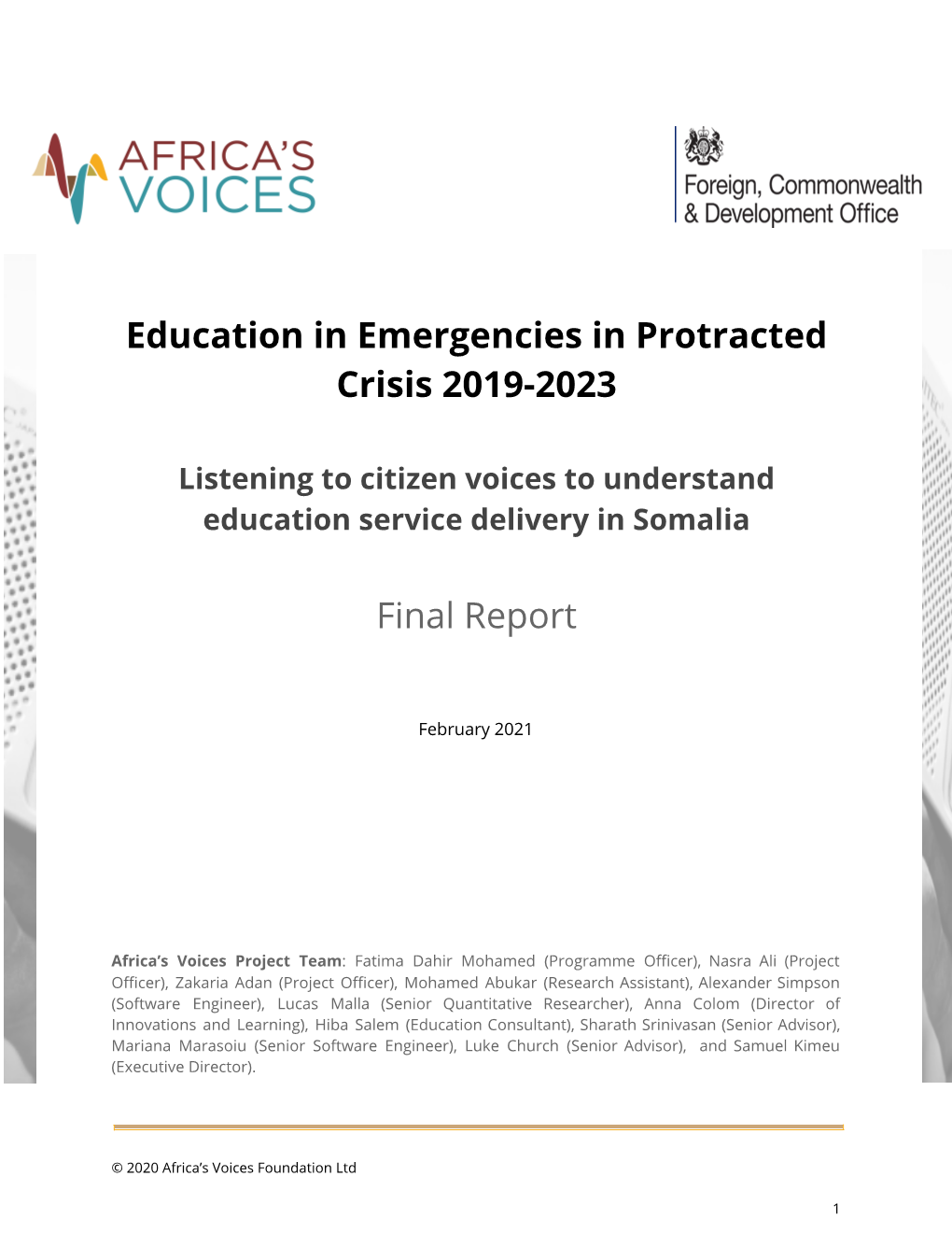 AVF/FCDO Eie Final Report [26Th February 2021]