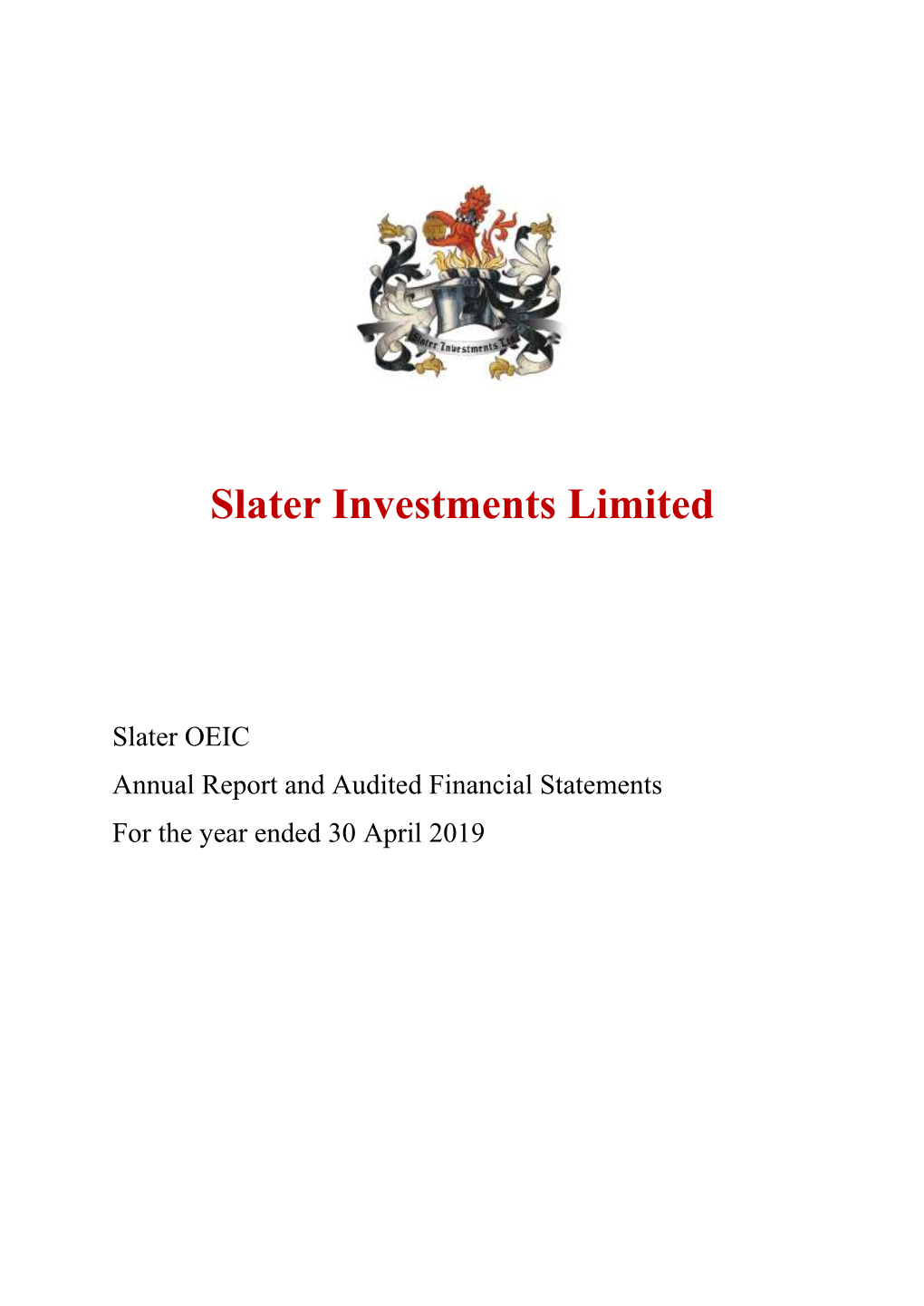 Slater Investments Limited