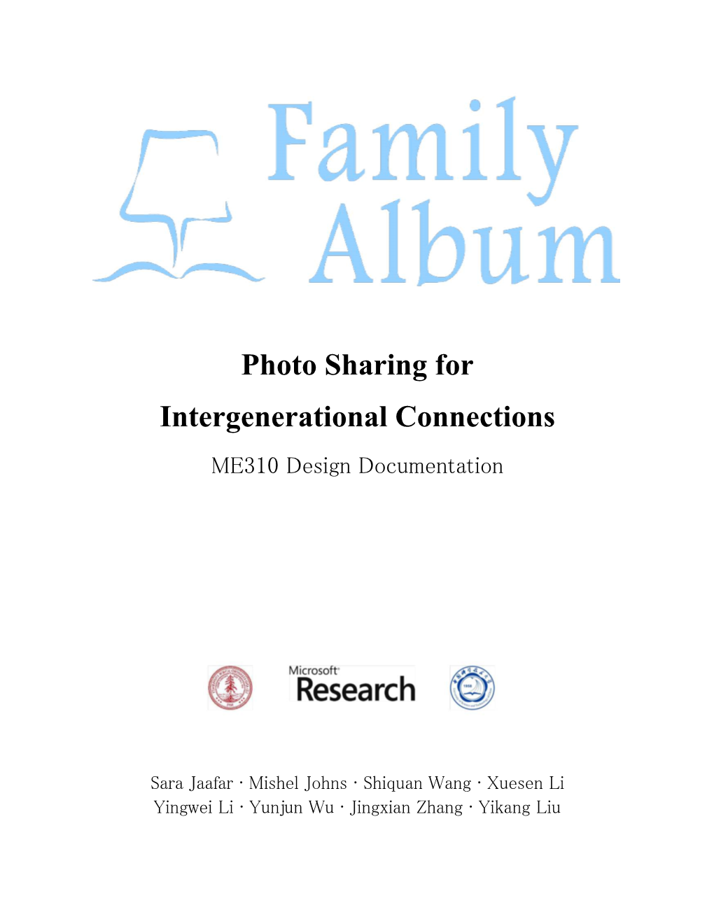 Photo Sharing for Intergenerational Connections