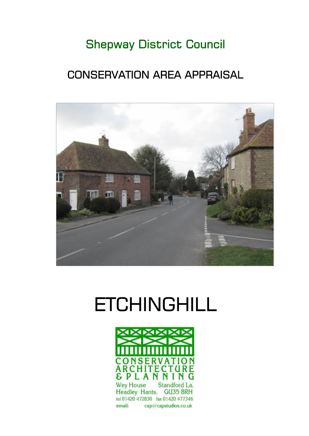 Etchinghill Conservation Area Appraisal