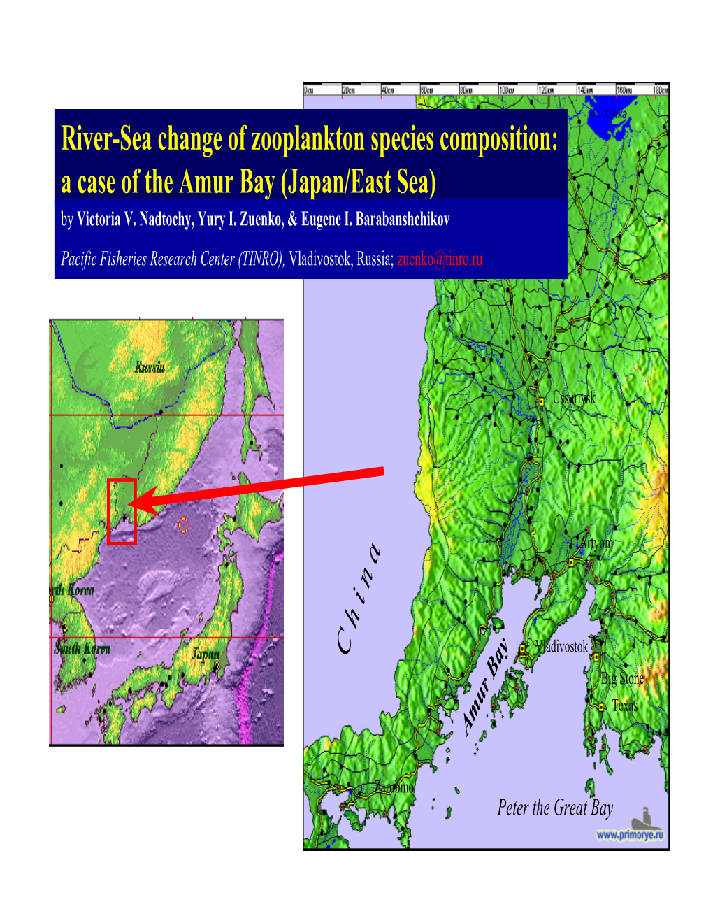 River-Sea Change of Zooplankton Species Composition: a Case of the Amur Bay (Japan/East Sea) by Victoria V