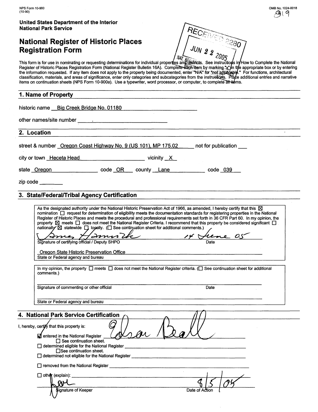 National Register of Historic Places Registration Form