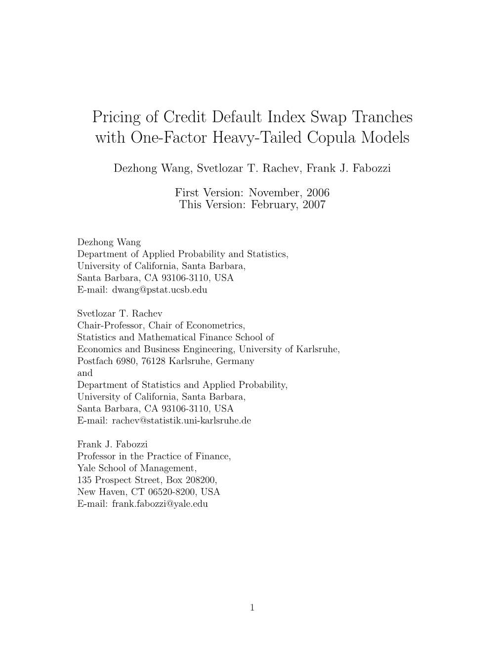 Pricing of Credit Default Index Swap Tranches with One-Factor Heavy-Tailed Copula Models