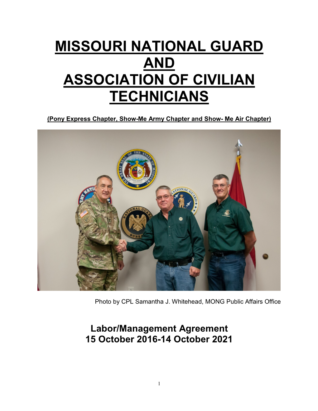 Missouri National Guard and Association of Civilian Technicians