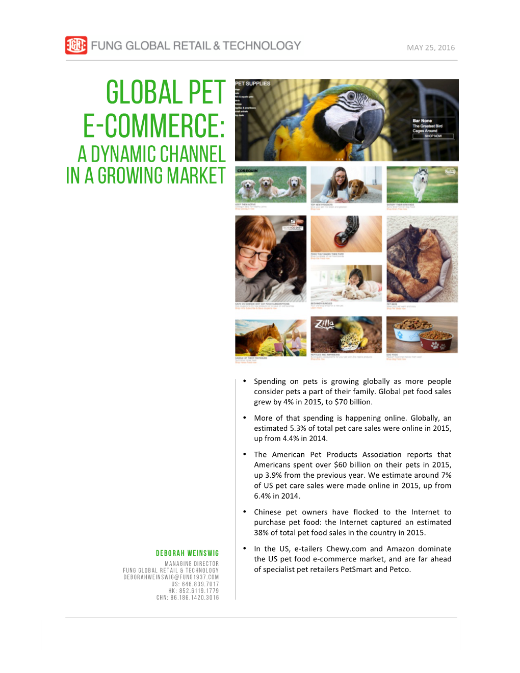 Global Pet E-Commerce: a Dynamic Channel in a Growing Market