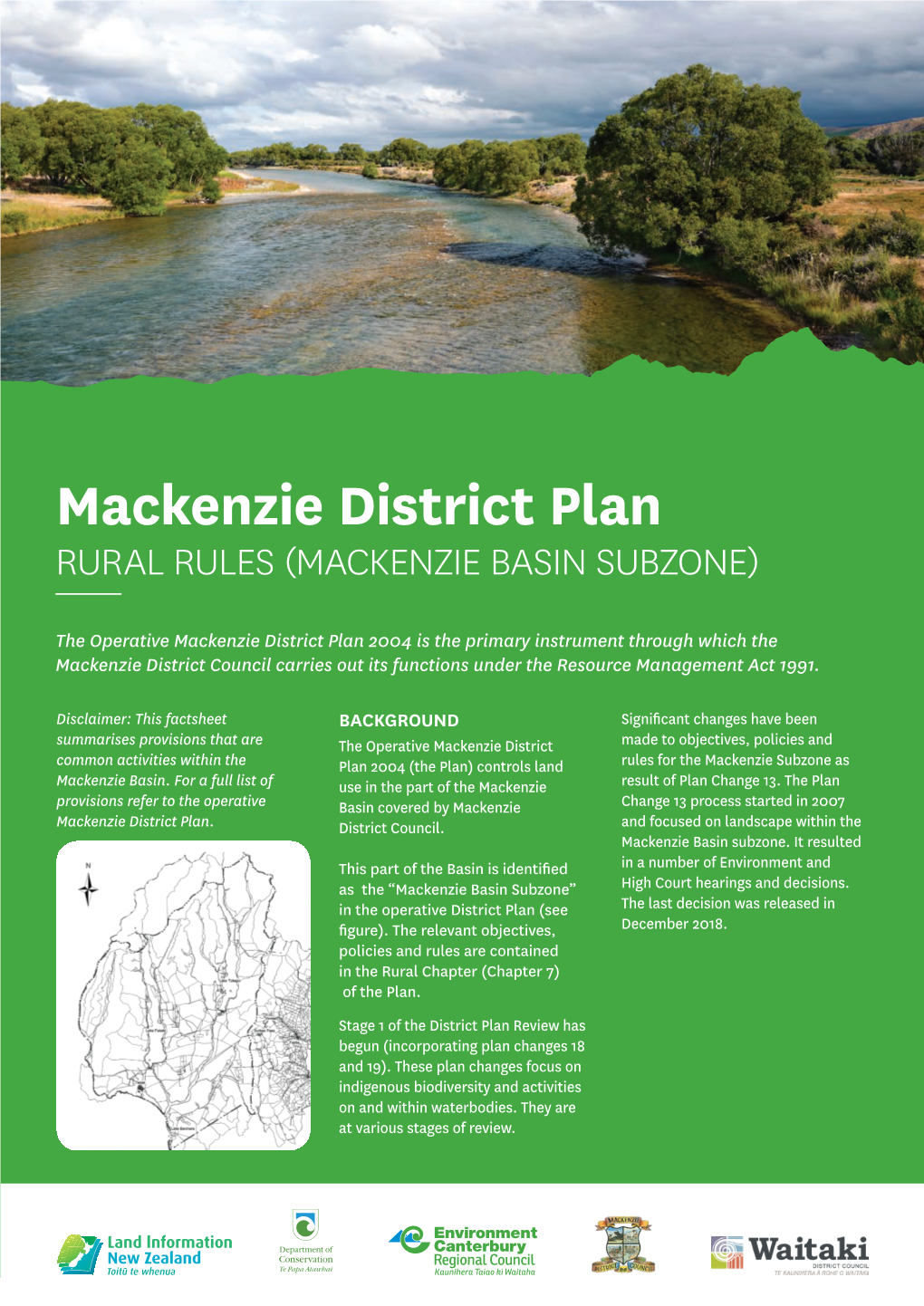 Mackenzie District Plan RURAL RULES (MACKENZIE BASIN SUBZONE)