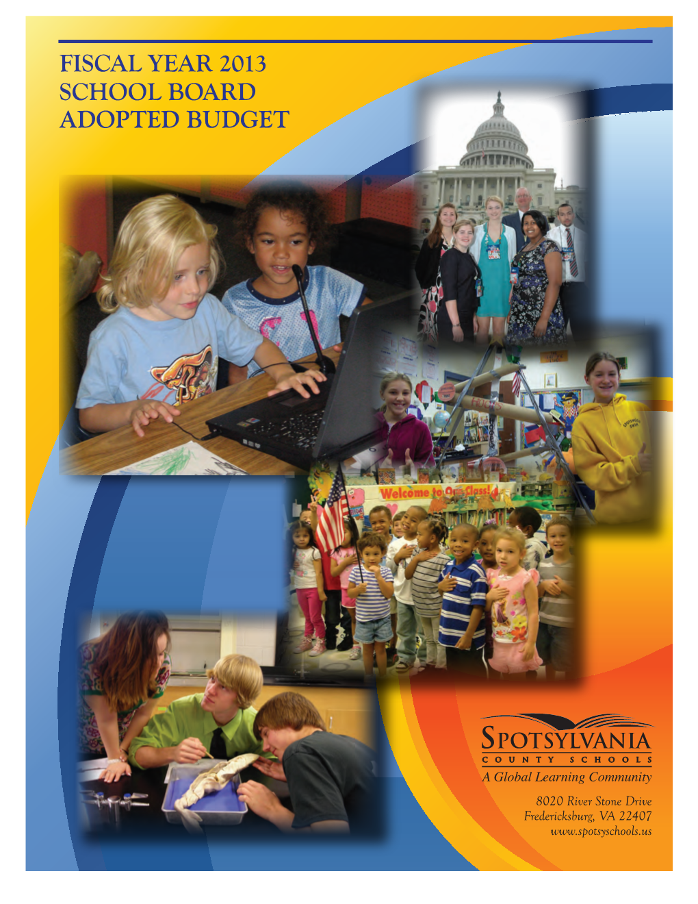 Adopted Budget Table of Contents