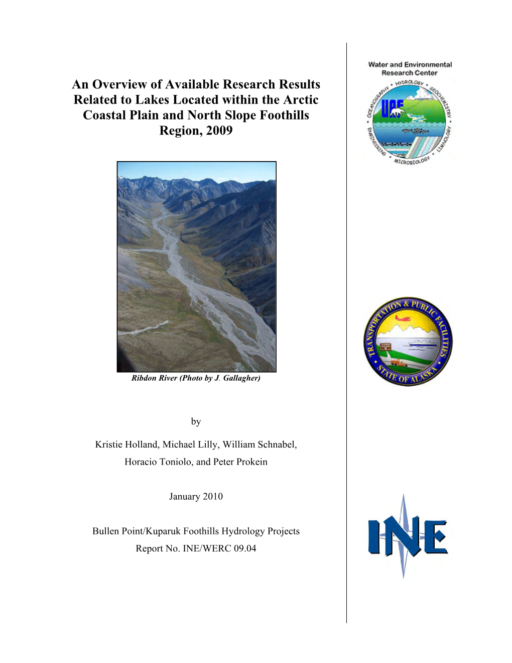 Lake Survey Data for the Coastal Plain from Prudhoe Bay to Bullen