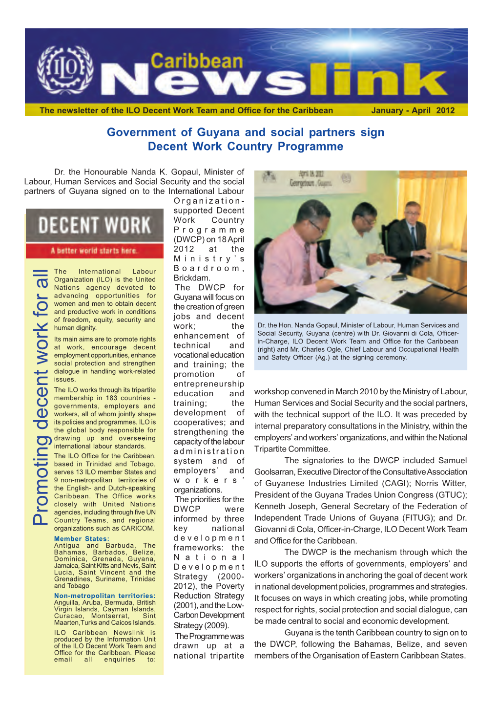 Promoting Decent Work For