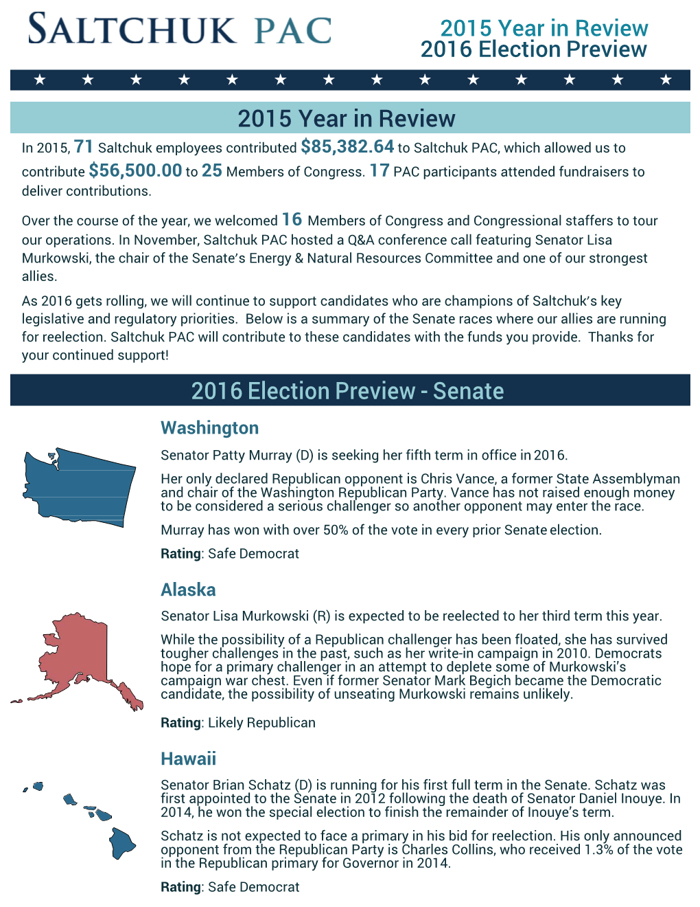 2015 Year in Review 2016 Election Preview