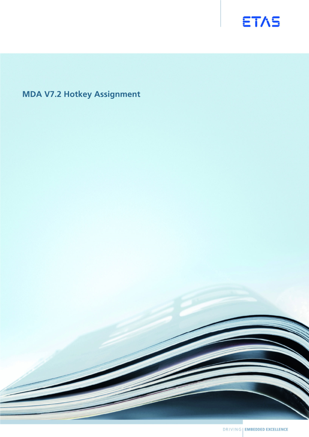 MDA V7.2 Hotkey Assignment EN