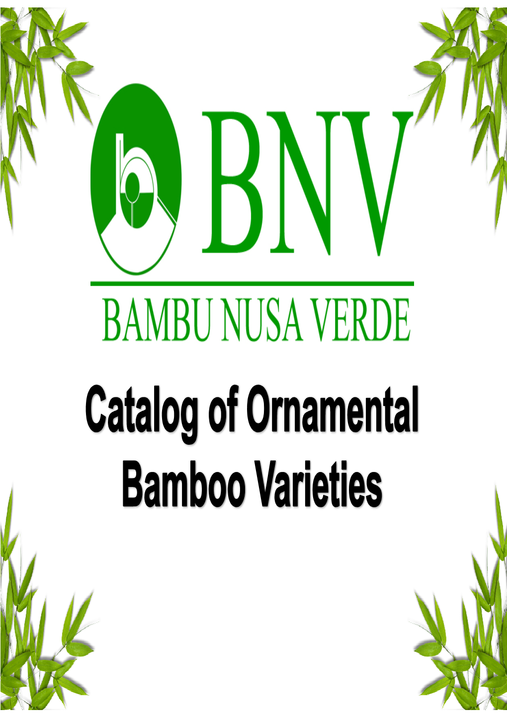 BNV Catalog Ornamental