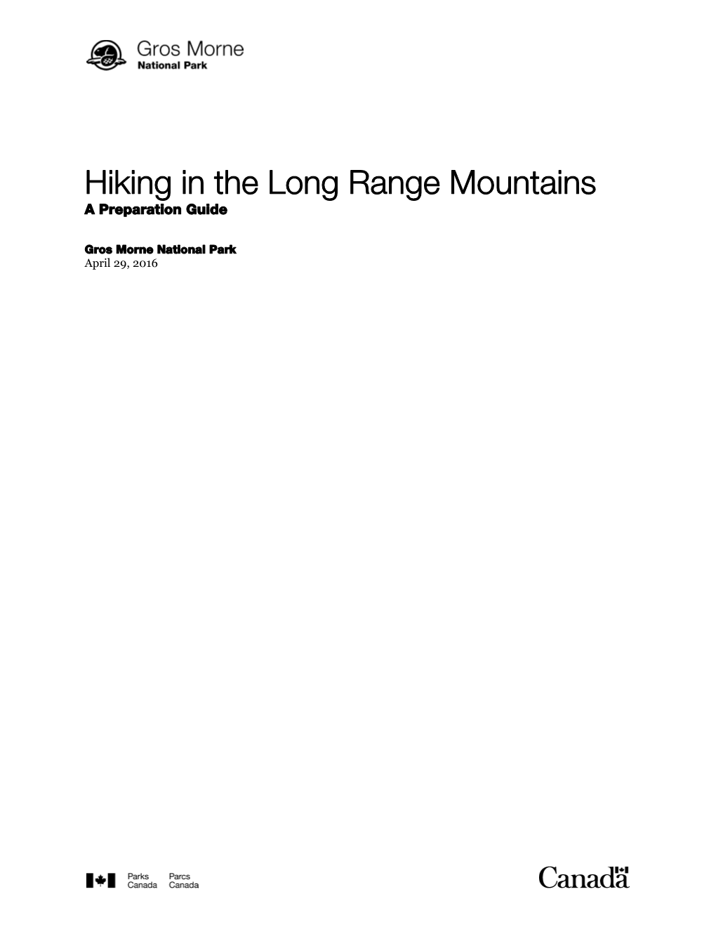 Hiking in the Long Range Mountains – a Preparation Guide (2016)