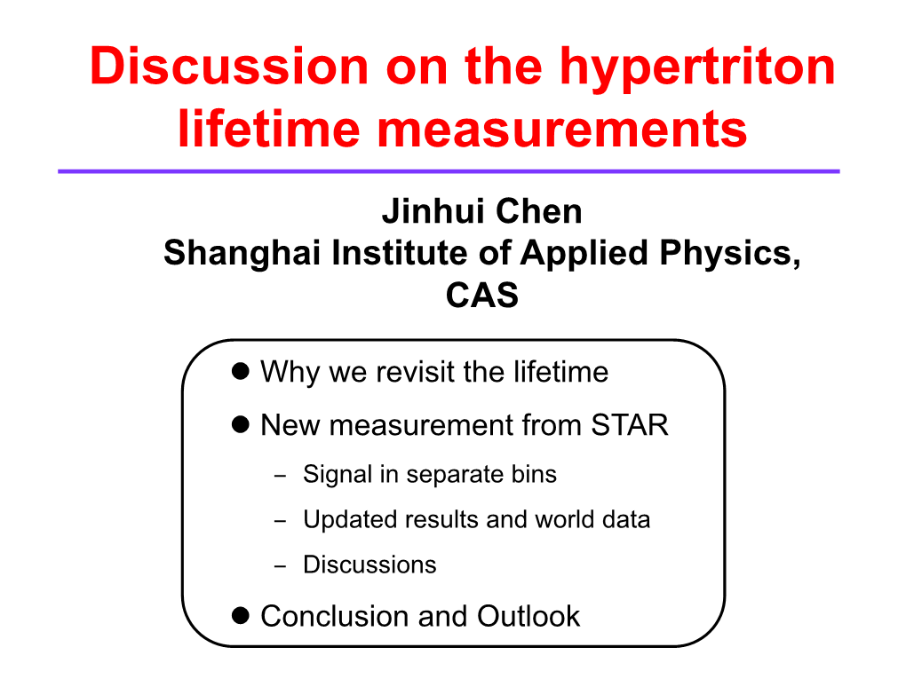 Discussion on the Hypertriton Lifetime Measurements