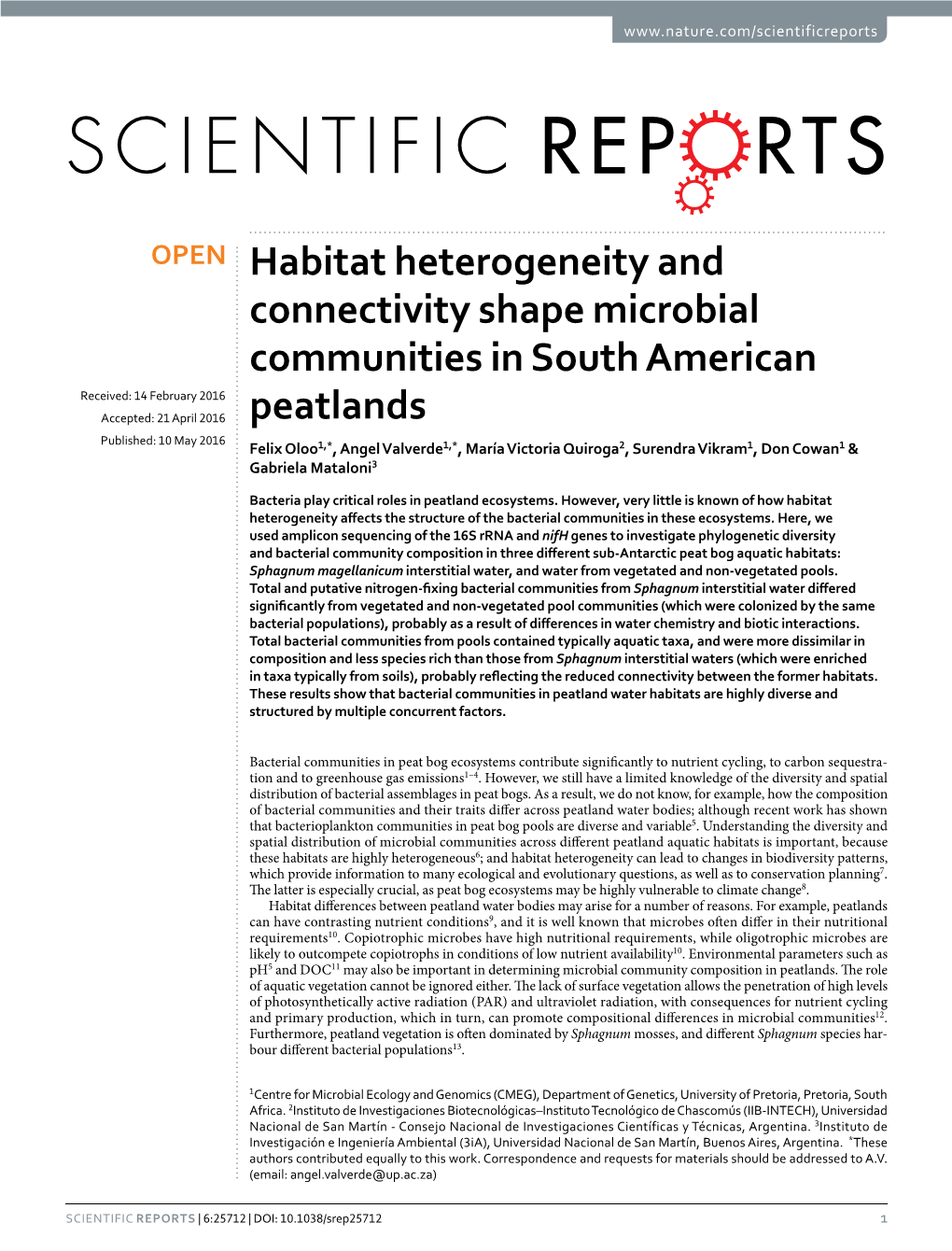 Habitat Heterogeneity and Connectivity Shape Microbial Communities In