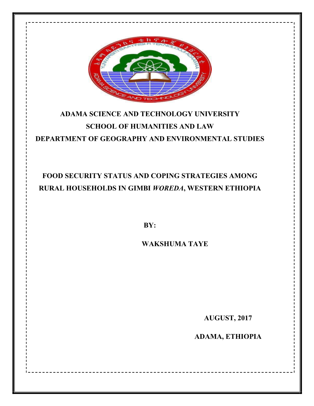 Adama Science and Technology University