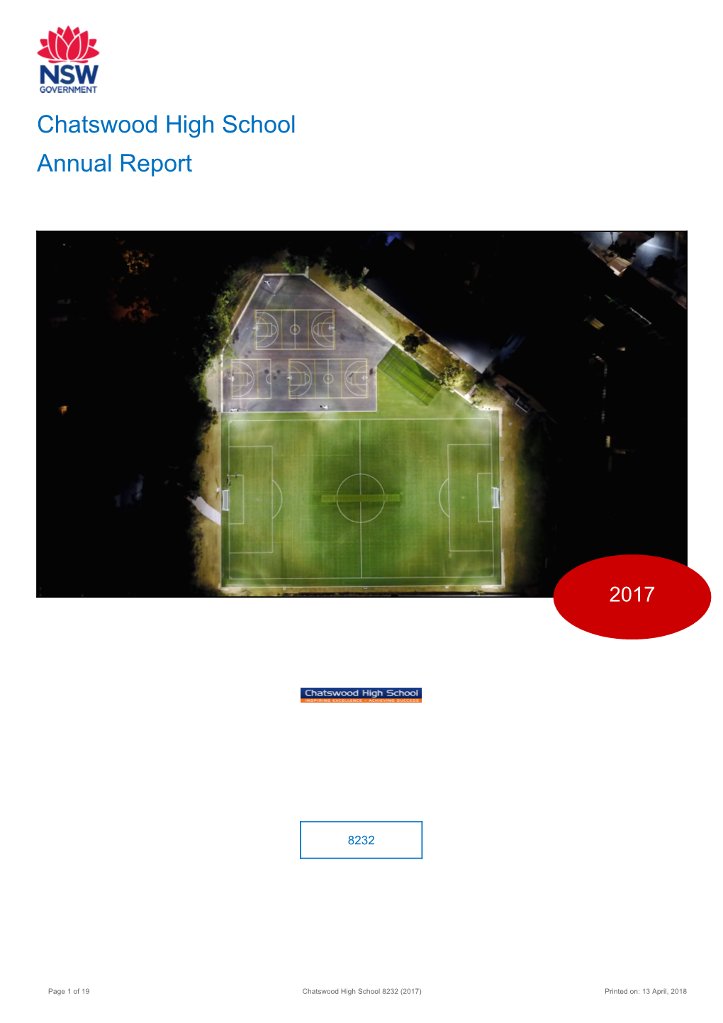 2017 Chatswood High School Annual Report