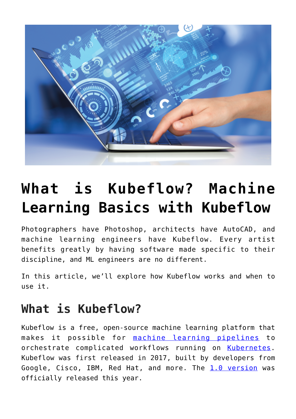 Machine Learning Basics with Kubeflow