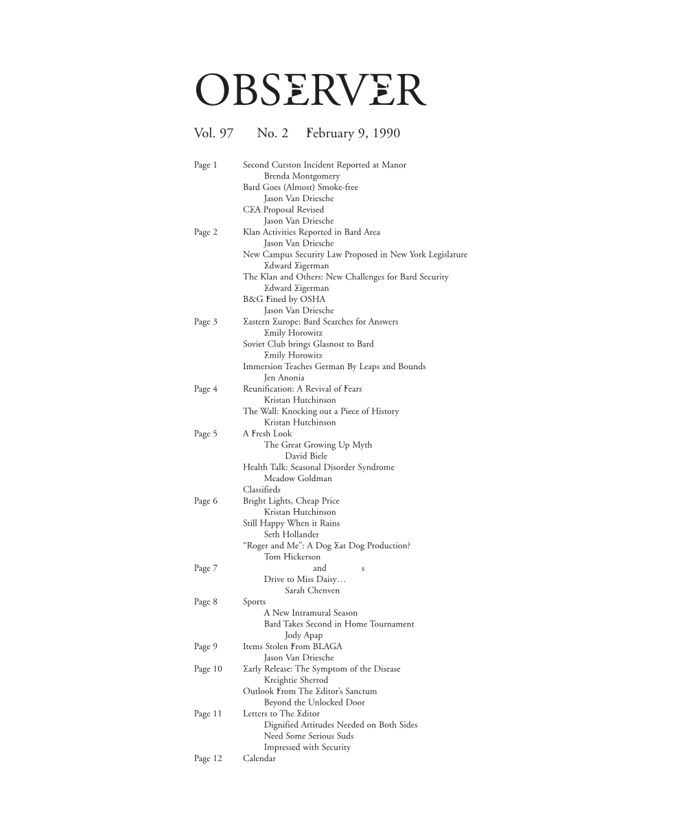 OBSERVER Vol