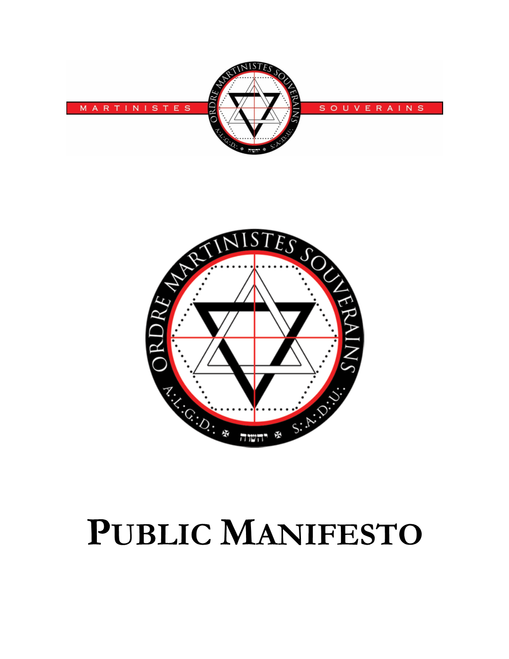 Public Manifesto