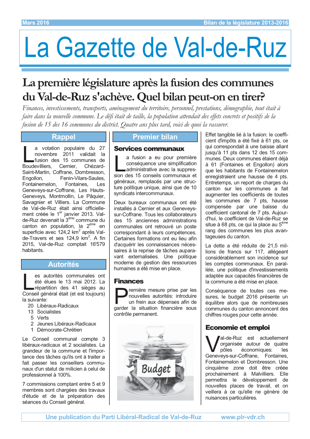 La Gazette De Val-De-Ruz