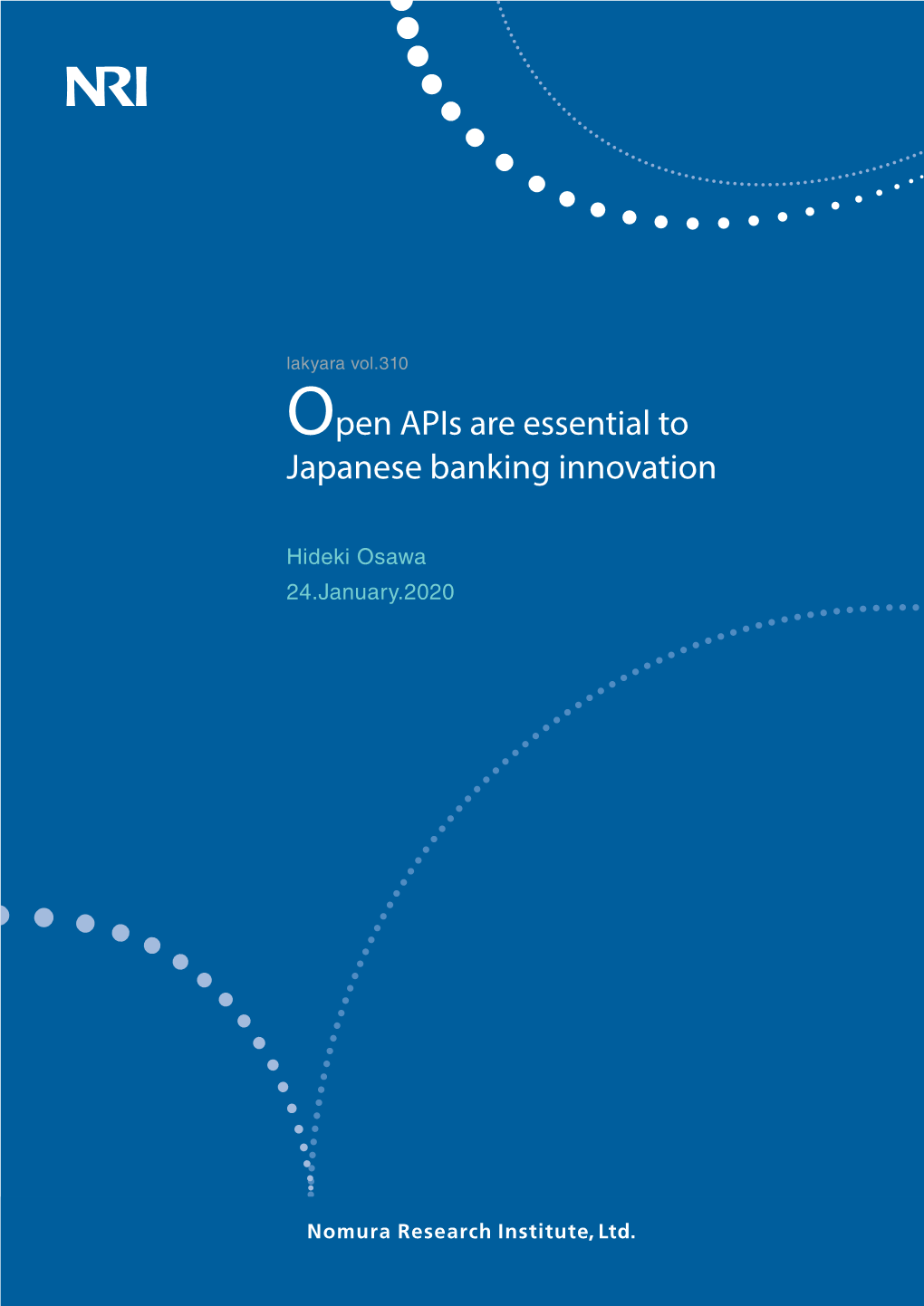 Open Apis Are Essential to Japanese Banking Innovation