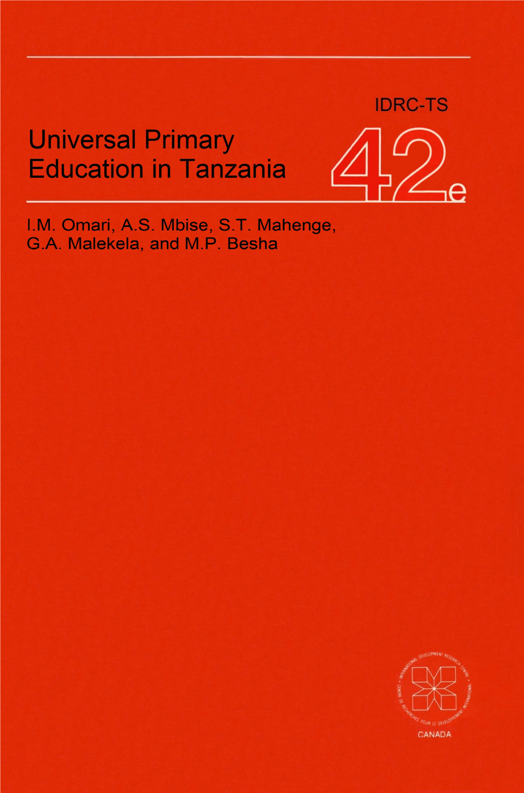 Universal Primary Education in Tanzania L.M