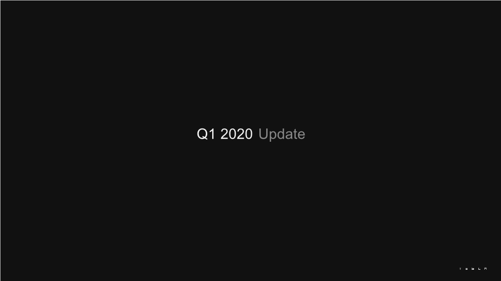 Q3 2019 Update