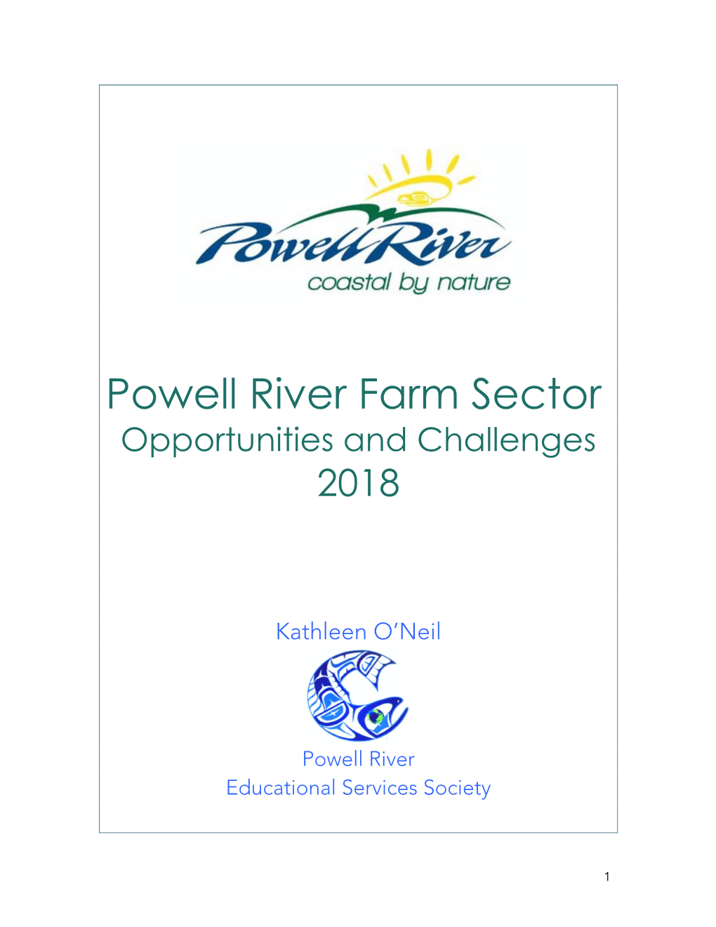 Powell River Farm Sector Opportunities and Challenges 2018