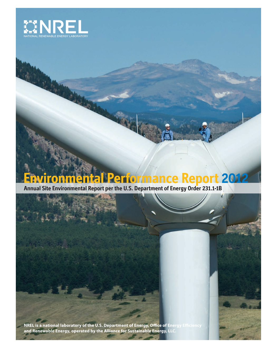 2012 NREL Environmental Performance Report 2012